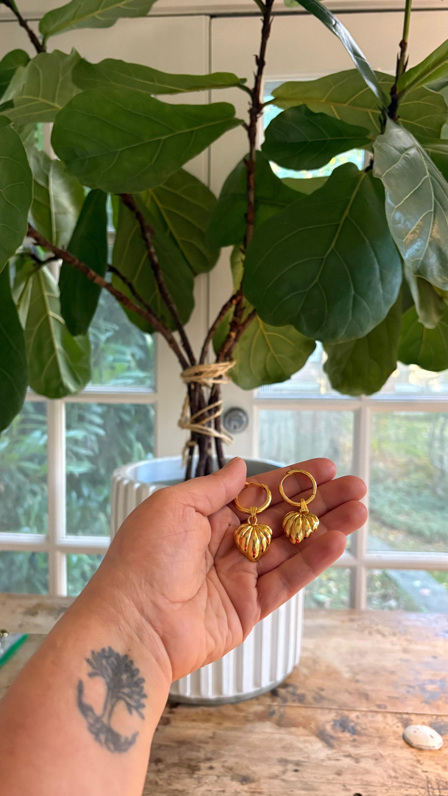 Heart Of Gold Earrings