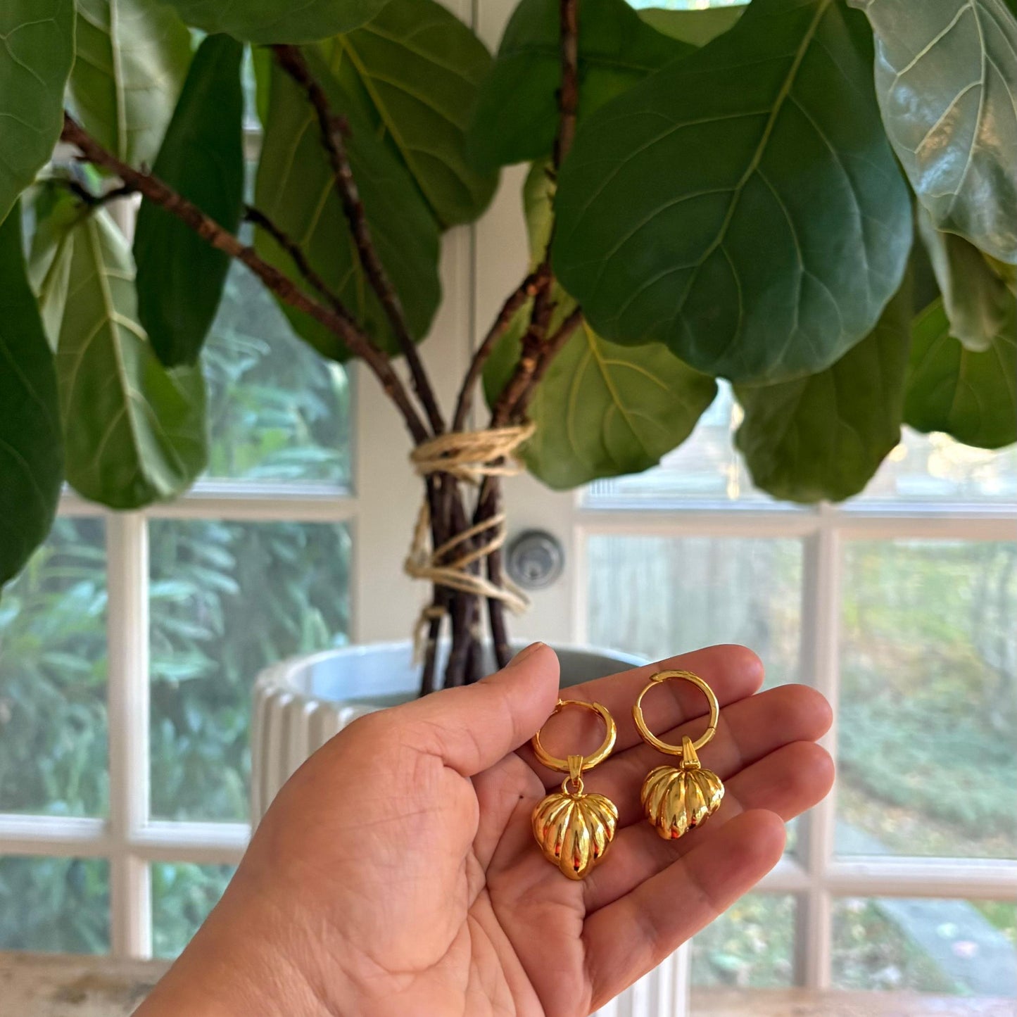 Heart Of Gold Earrings