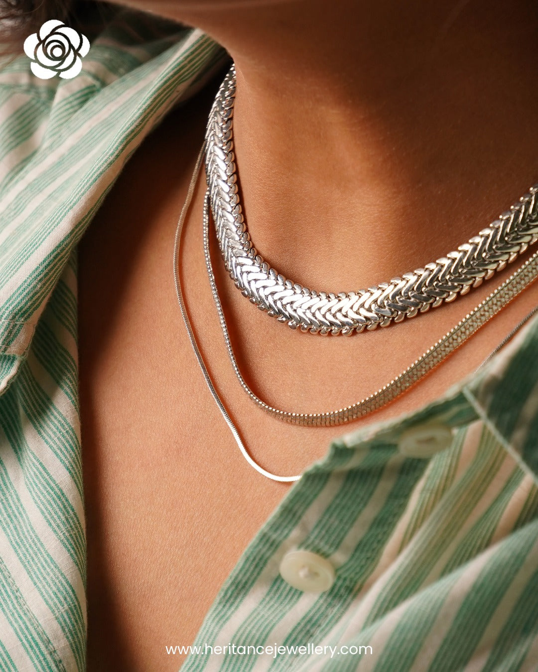 Silver Serpent Necklace