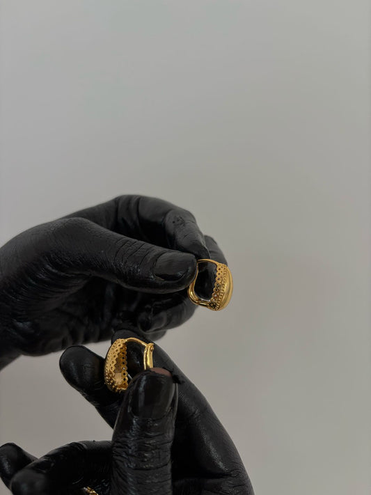 Golden Teardrop Earrings