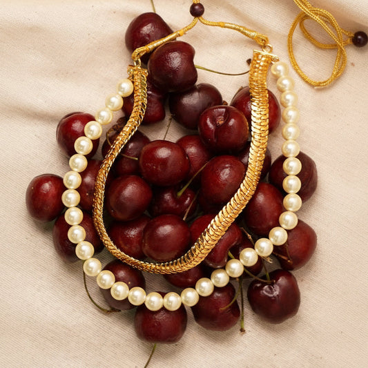 Golden Sunlight Pearl Choker