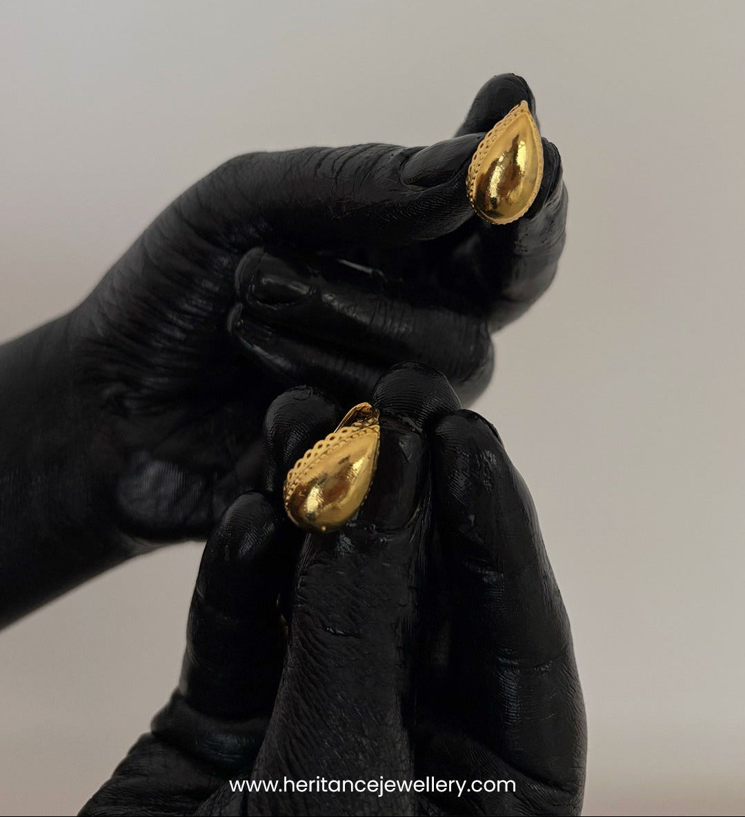 Golden Teardrop Earrings