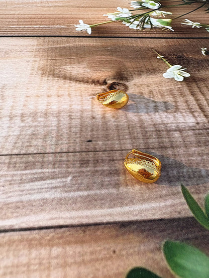 Golden Teardrop Earrings