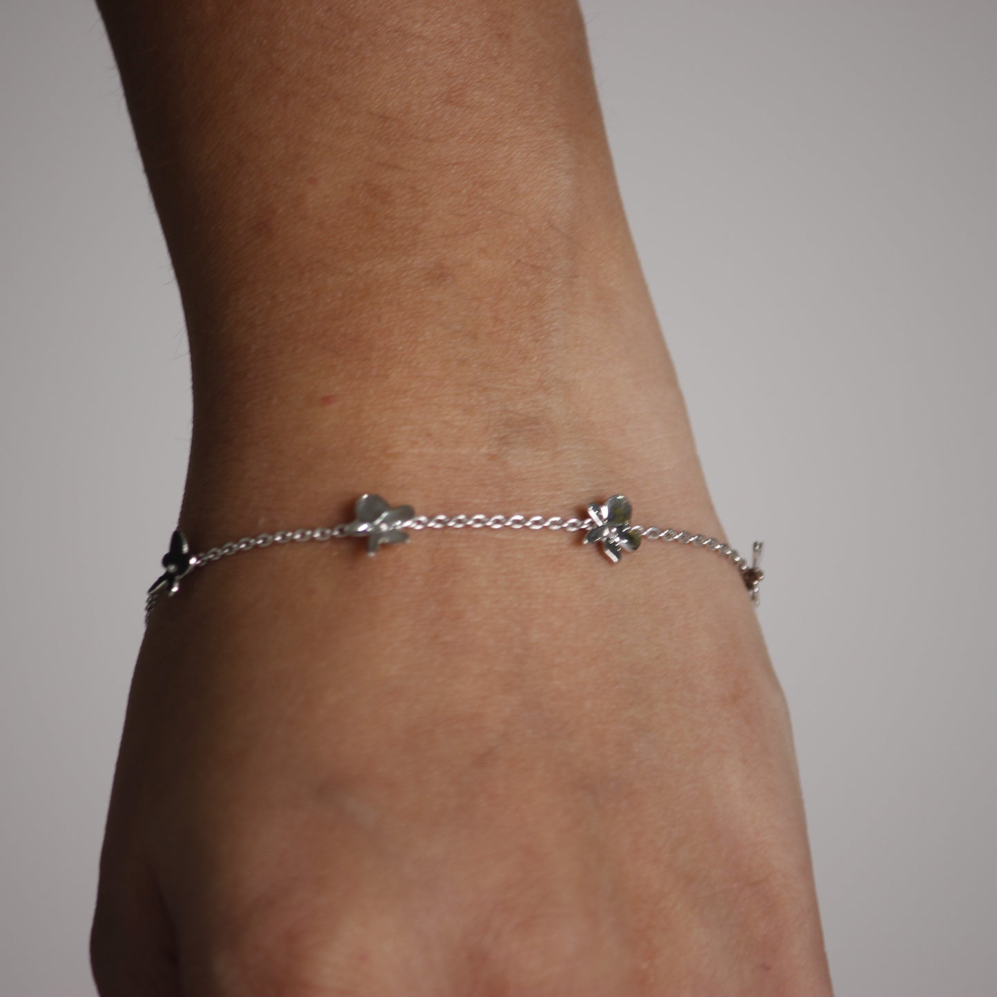 Silver Frangipani Bracelet