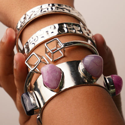 Multi-colour Pebble Bangle