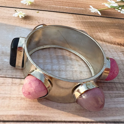 Multi-colour Pebble Bangle