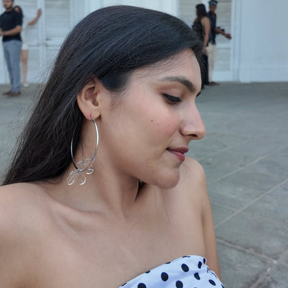 Silver Gul Baali Earrings
