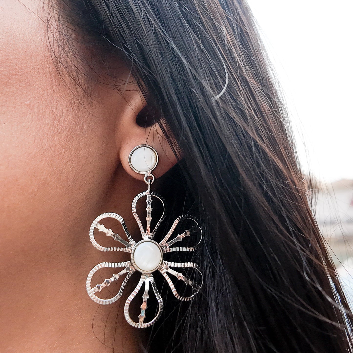 Silver Gul Earrings