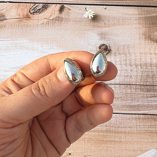Silver Teardrop Earrings