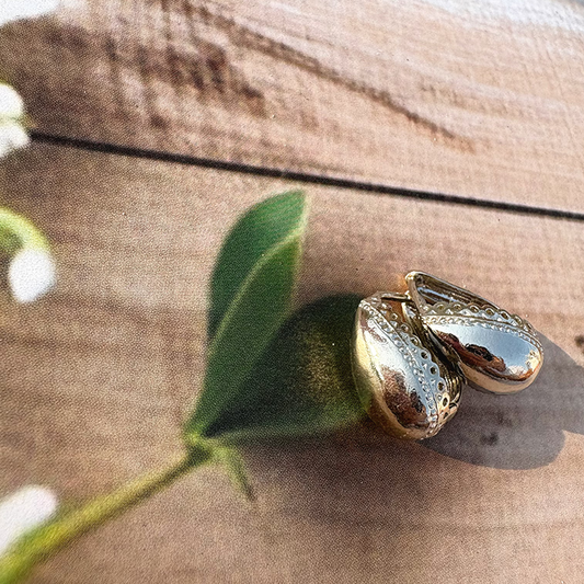 Silver Teardrop Earrings