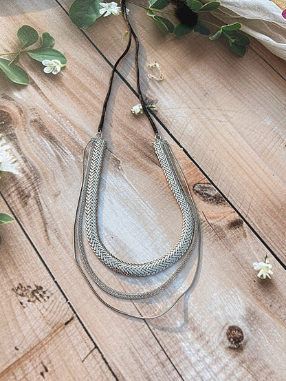 Silver Serpent Necklace